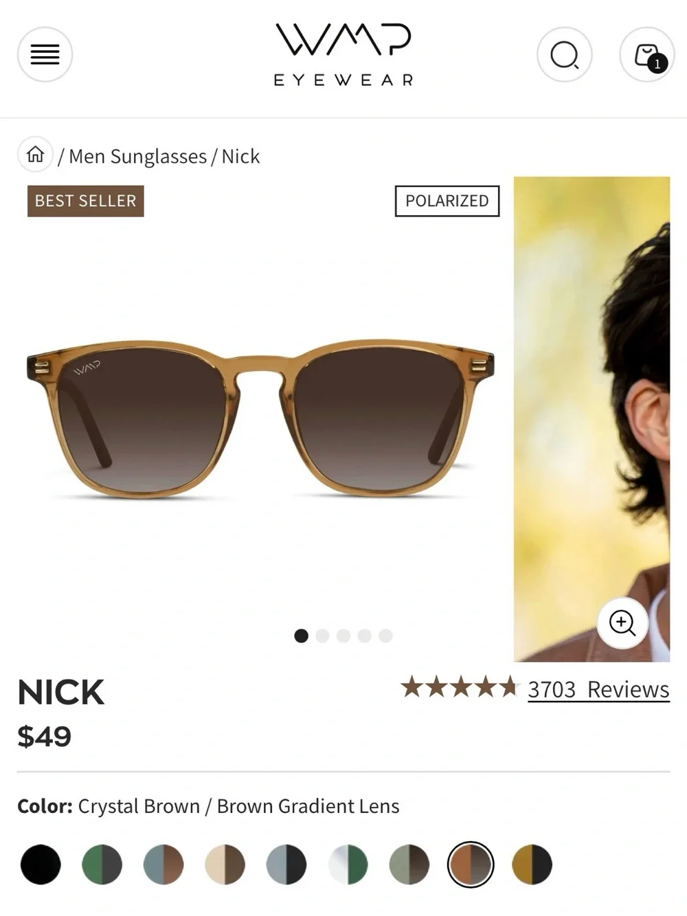 WMP Eyewear Nick Sunglasses